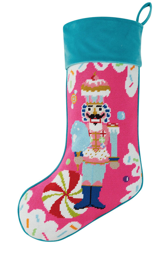 Peking Handicraft - Colonel Cupcake Embroidered Needlepoint Stocking