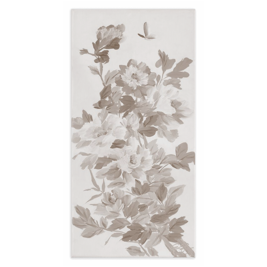 Eloise, a taupe chinoiserie canvas wrap print