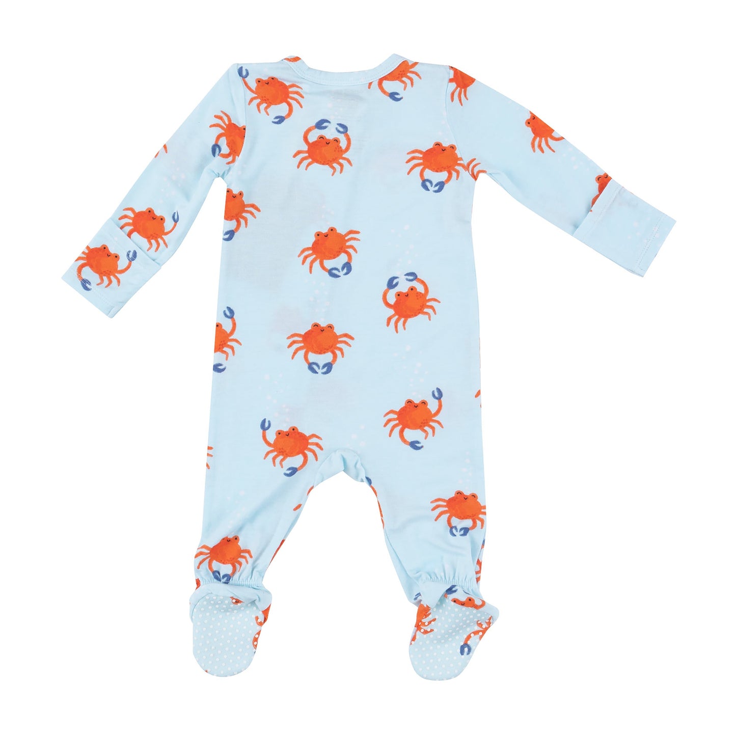 2 Way Zipper Footie - Crabby Cuties