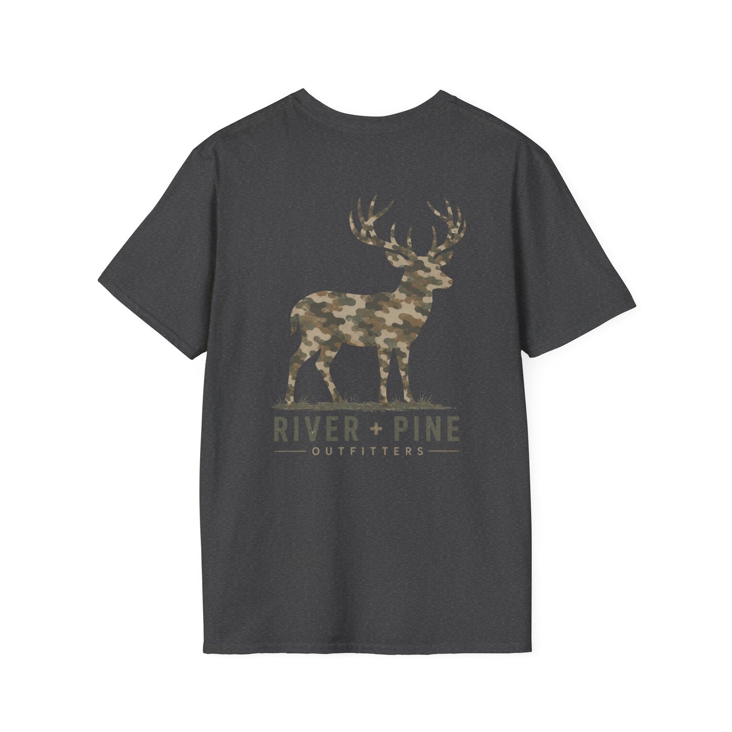 River + Pine Muted Modern Camo Men's Tee