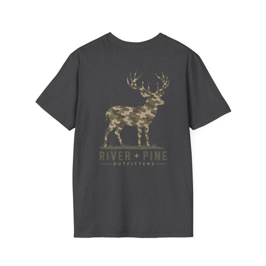River + Pine Muted Modern Camo Men's Tee