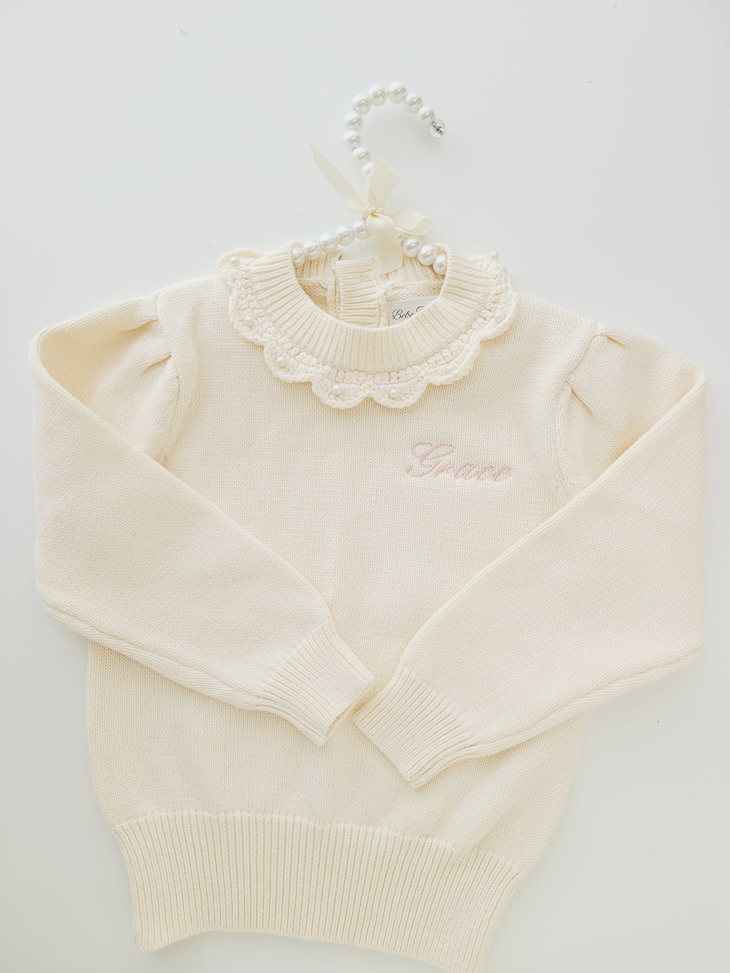 Personalized Ivory Sweater