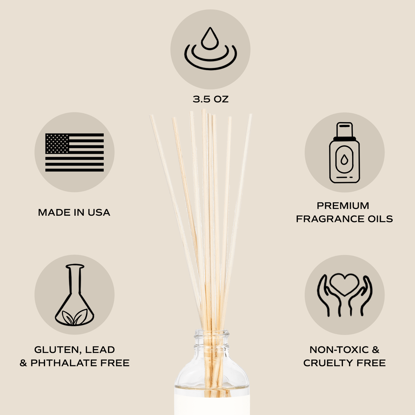 Pink Grapefruit Clear Reed Diffuser