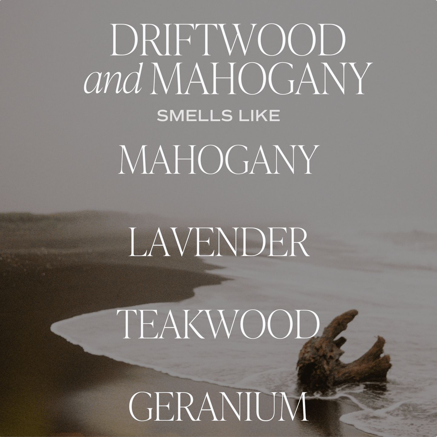 Driftwood and Mahogany Amber Reed Diffuser