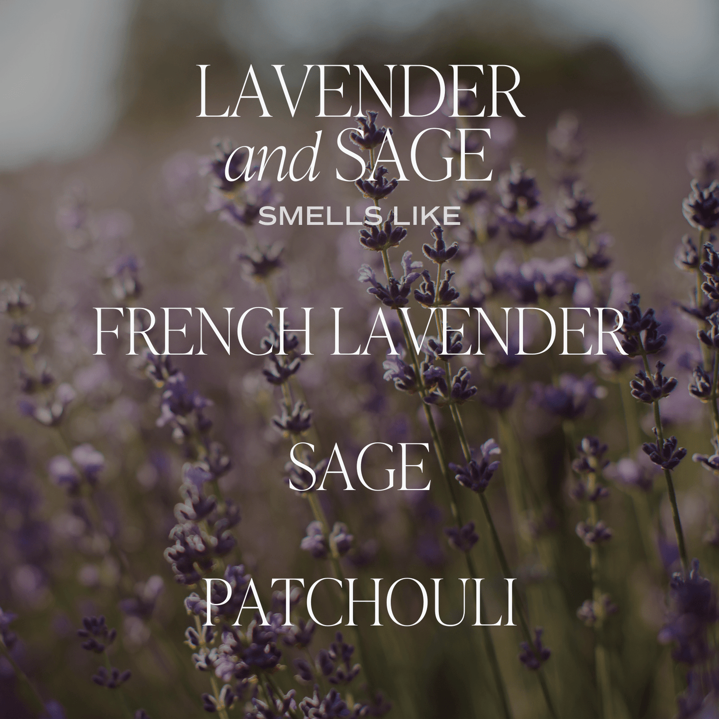 Lavender and Sage Clear Reed Diffuser