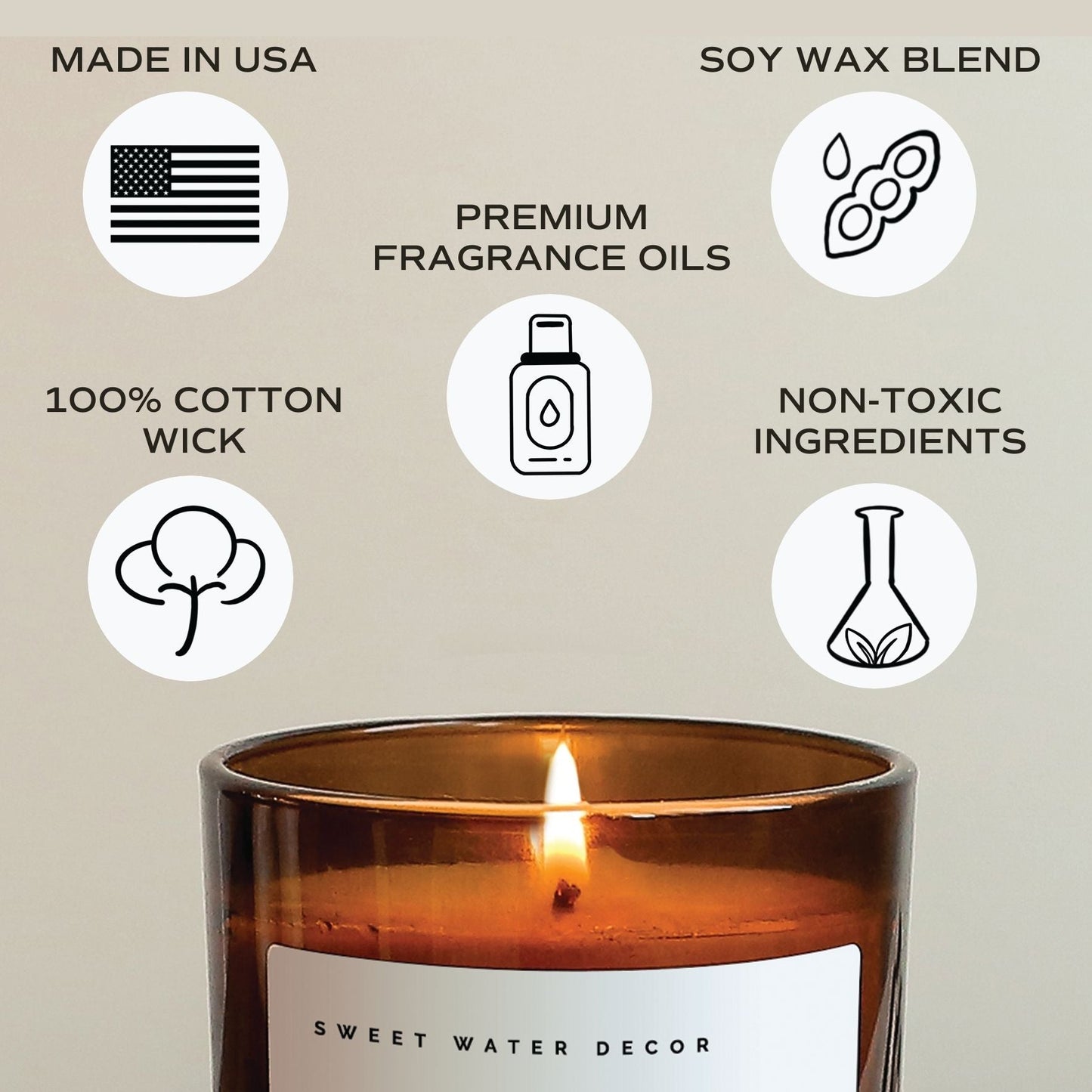 Fraser Fir Soy Candle - Amber Jar - 11 oz