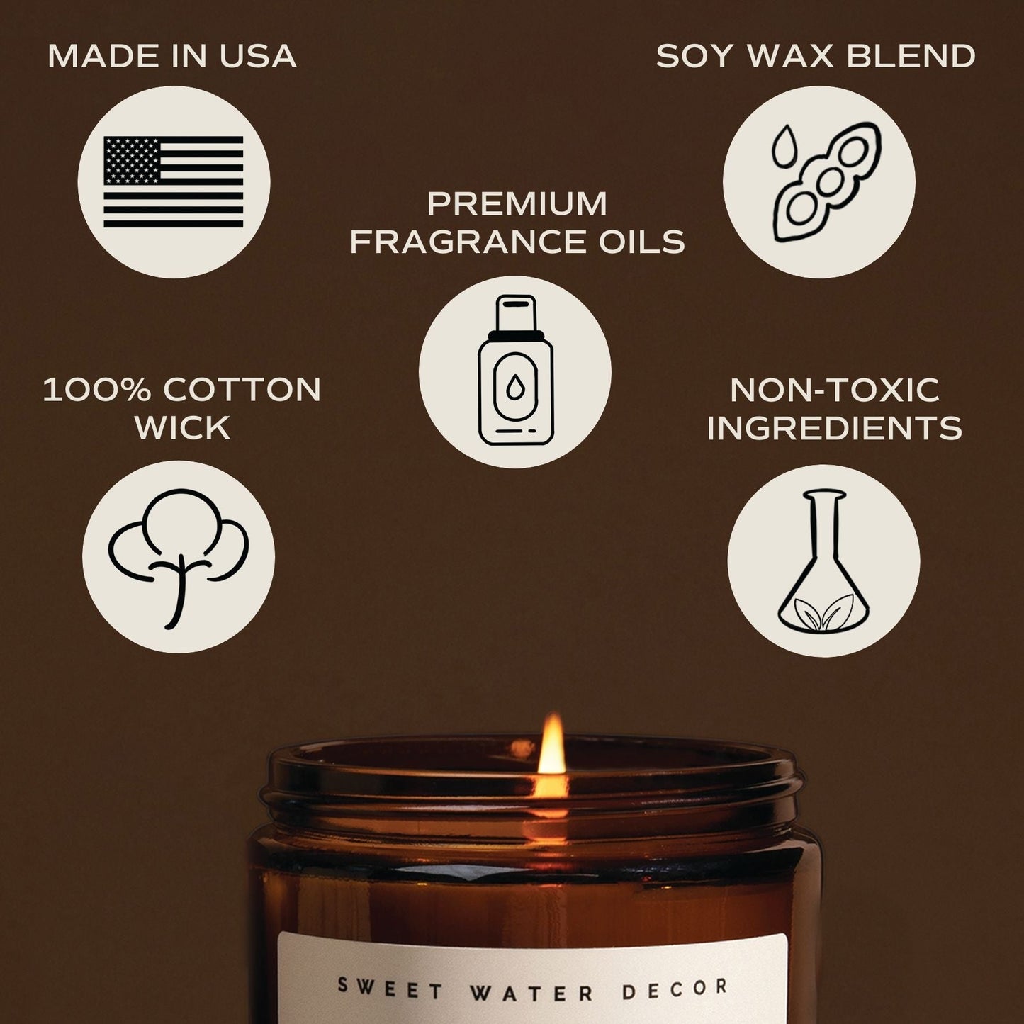 Weekend Soy Candle - Amber Jar - 9 oz