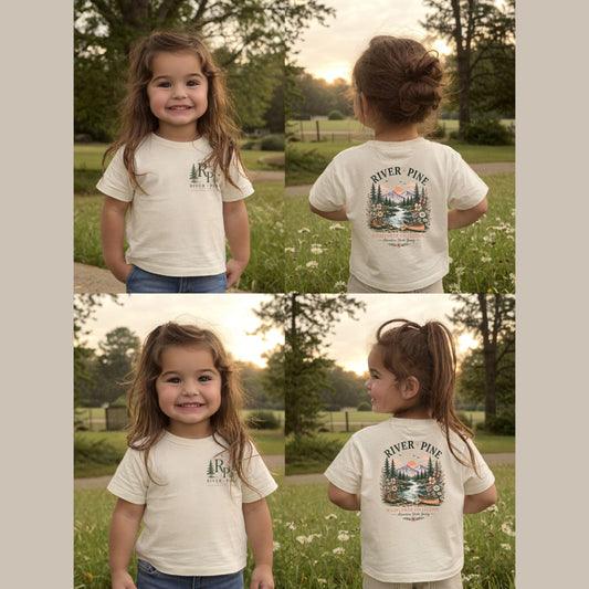 River + Pine Wildflower Collection Nature Graphic Tee (Toddler girls)