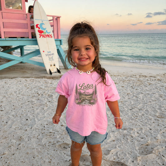 "Later" Toddler Tee - River + Pine