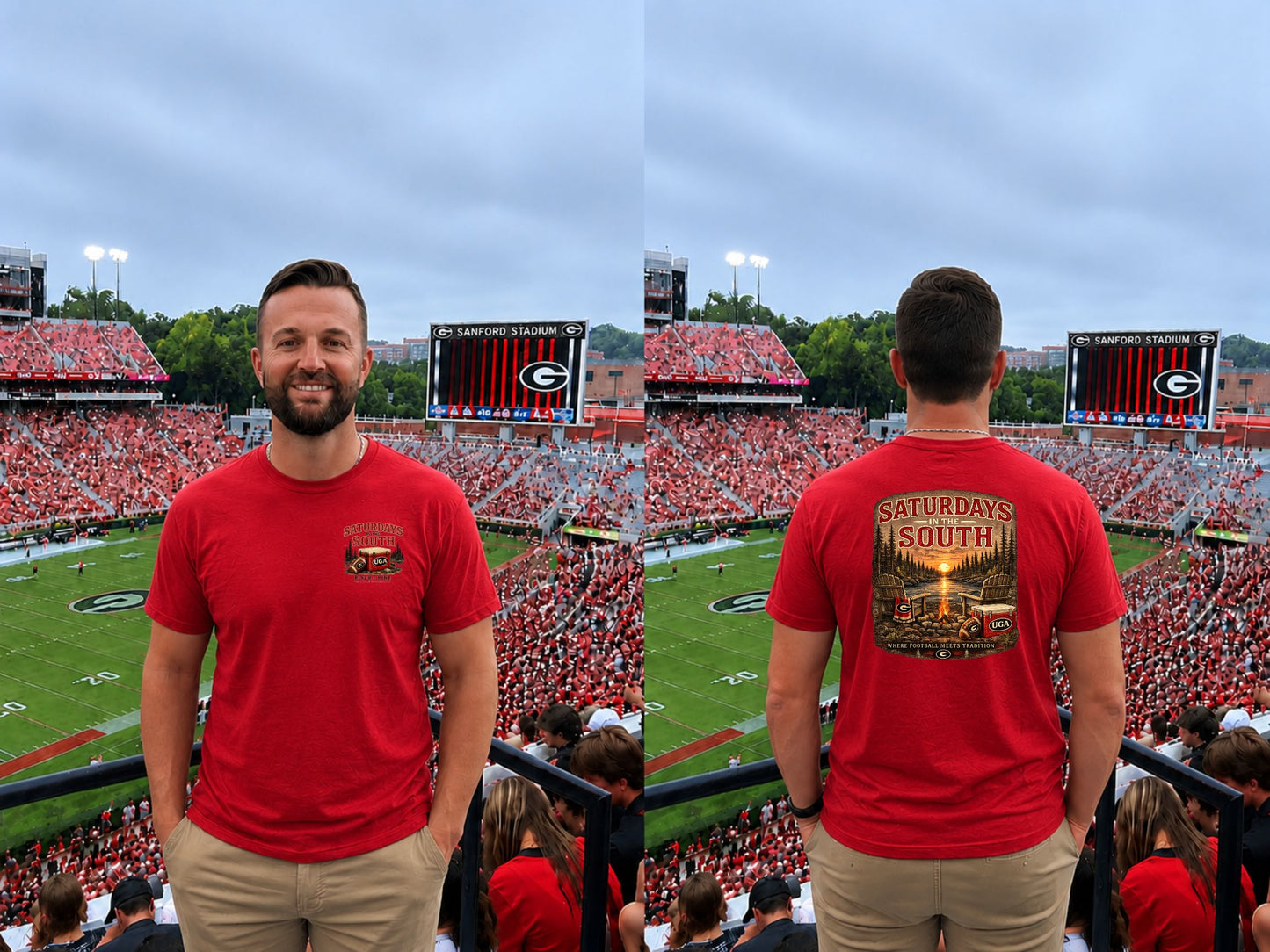 River + Pine - Saturdays in the South UGA Men's Tee