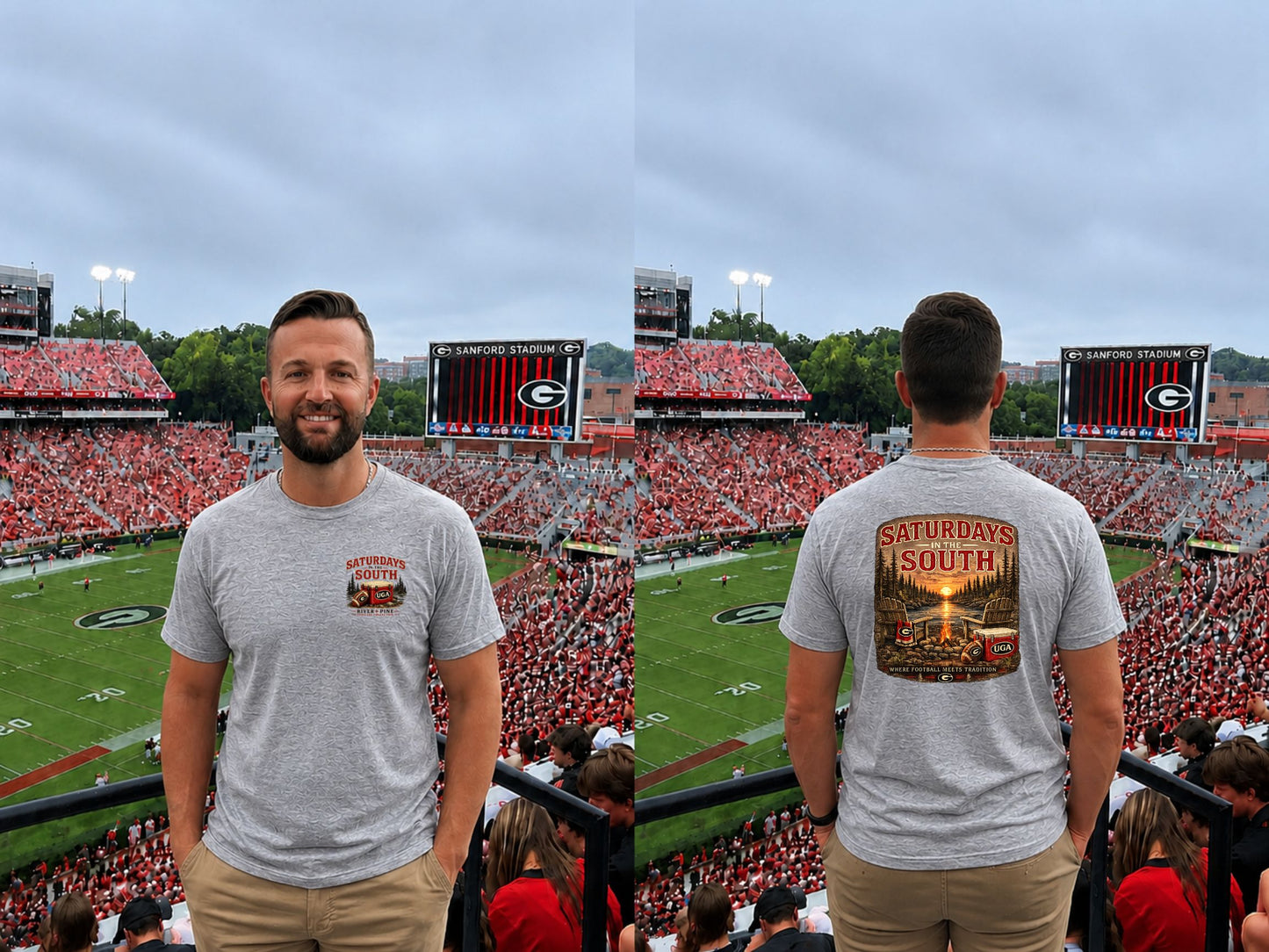 River + Pine - Saturdays in the South UGA Men's Tee