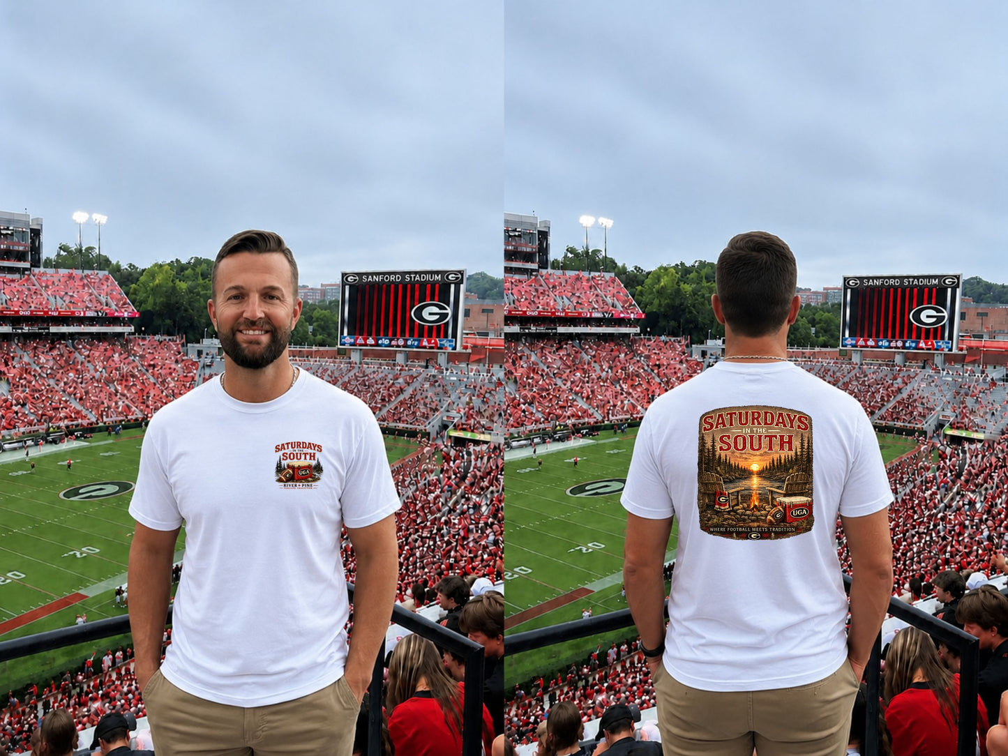 River + Pine - Saturdays in the South UGA Men's Tee