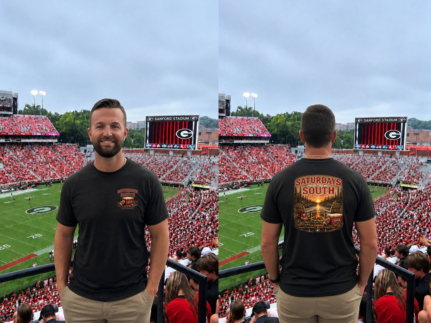River + Pine - Saturdays in the South UGA Men's Tee