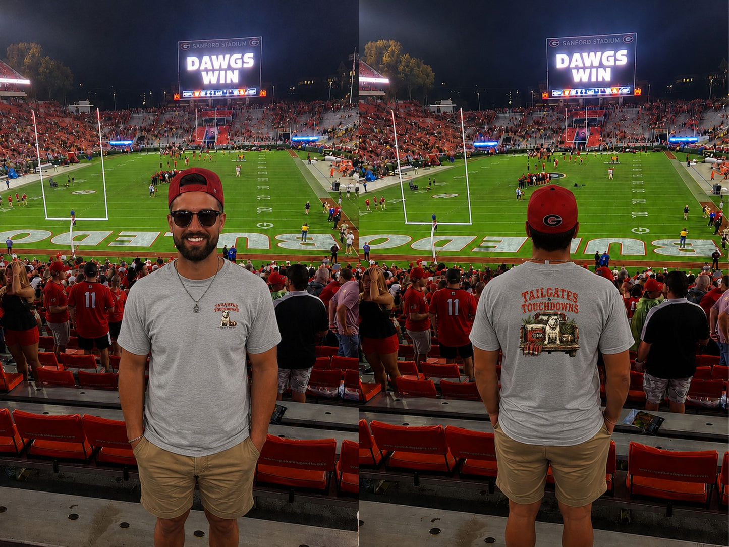 River + Pine UGA Tailgates & Touchdowns Men's Tee