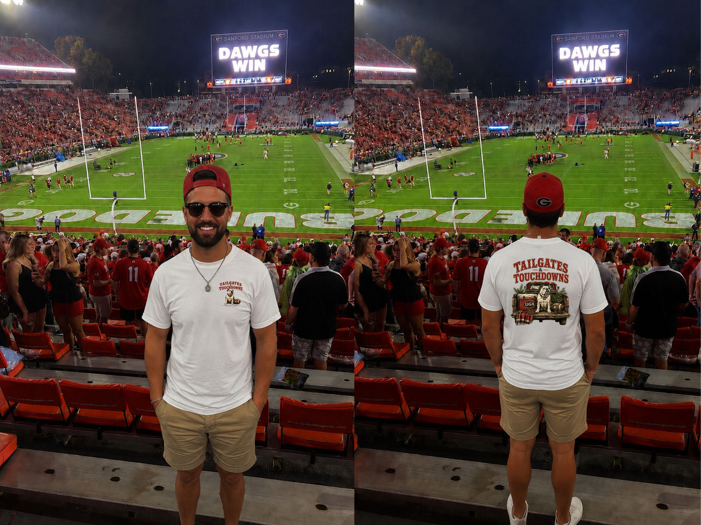 River + Pine UGA Tailgates & Touchdowns Men's Tee