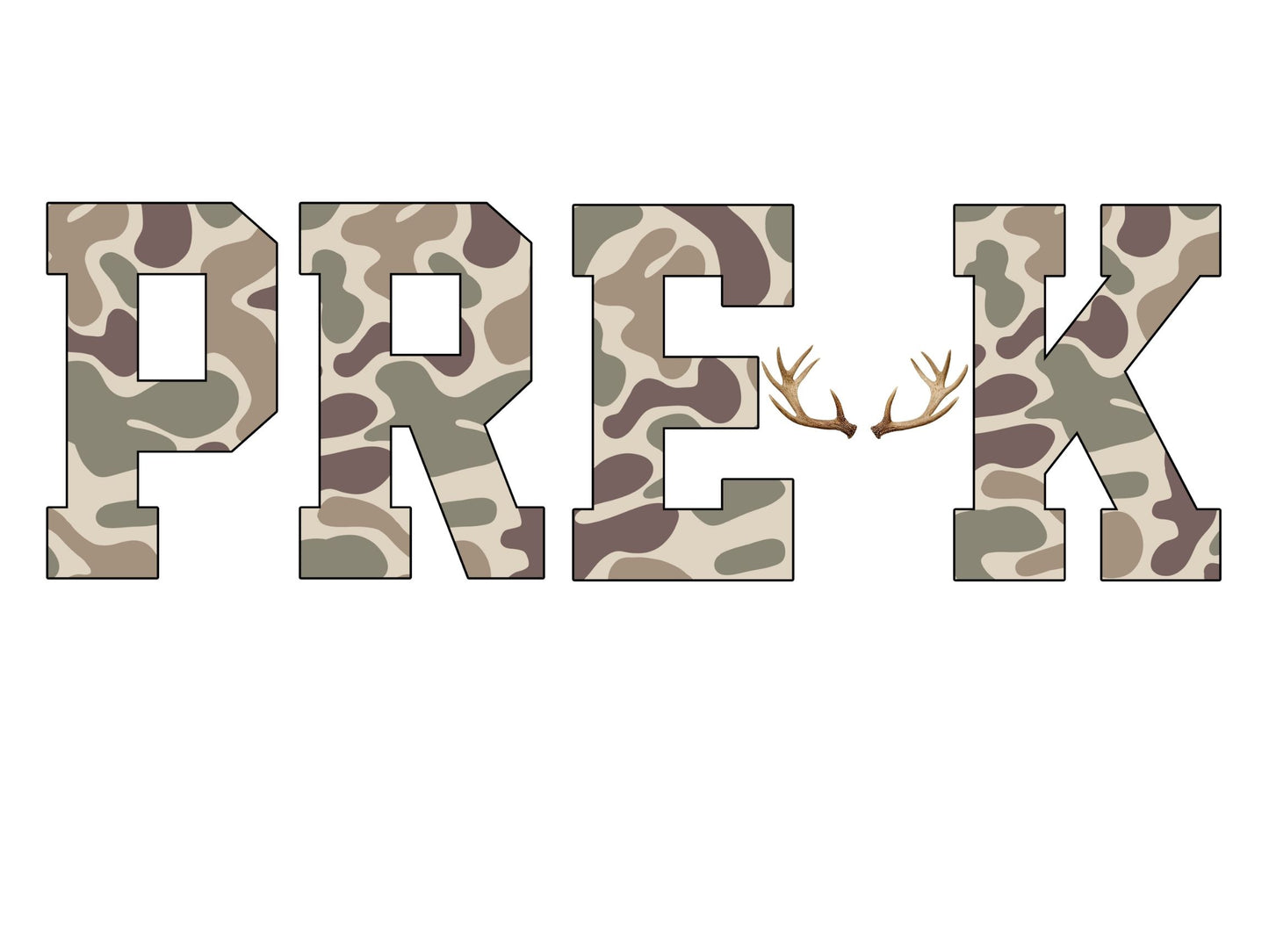 Pre-K Camo Kids Tee