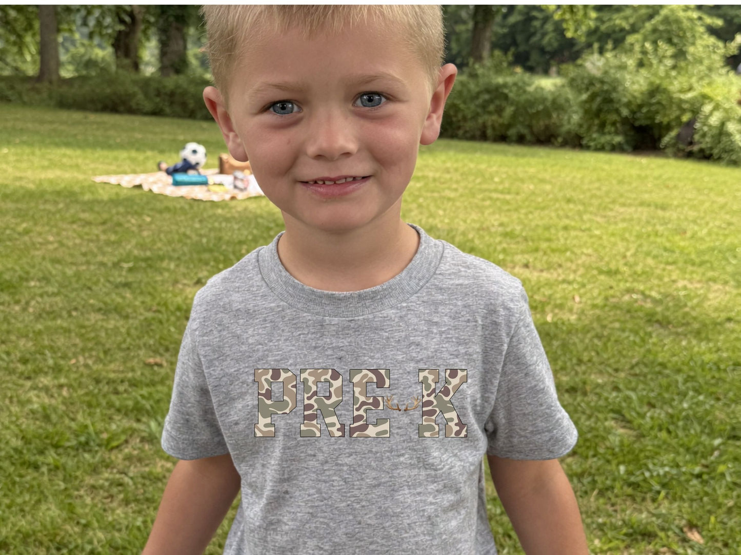 Pre-K Camo Kids Tee
