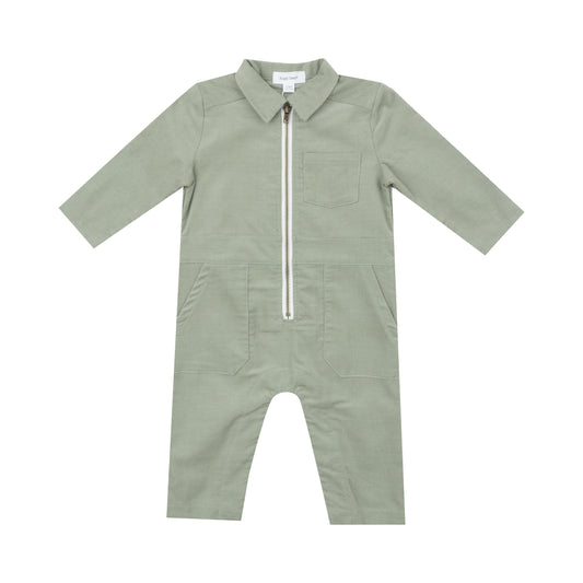 Retro Jumpsuit - Corduroy Desert Sage