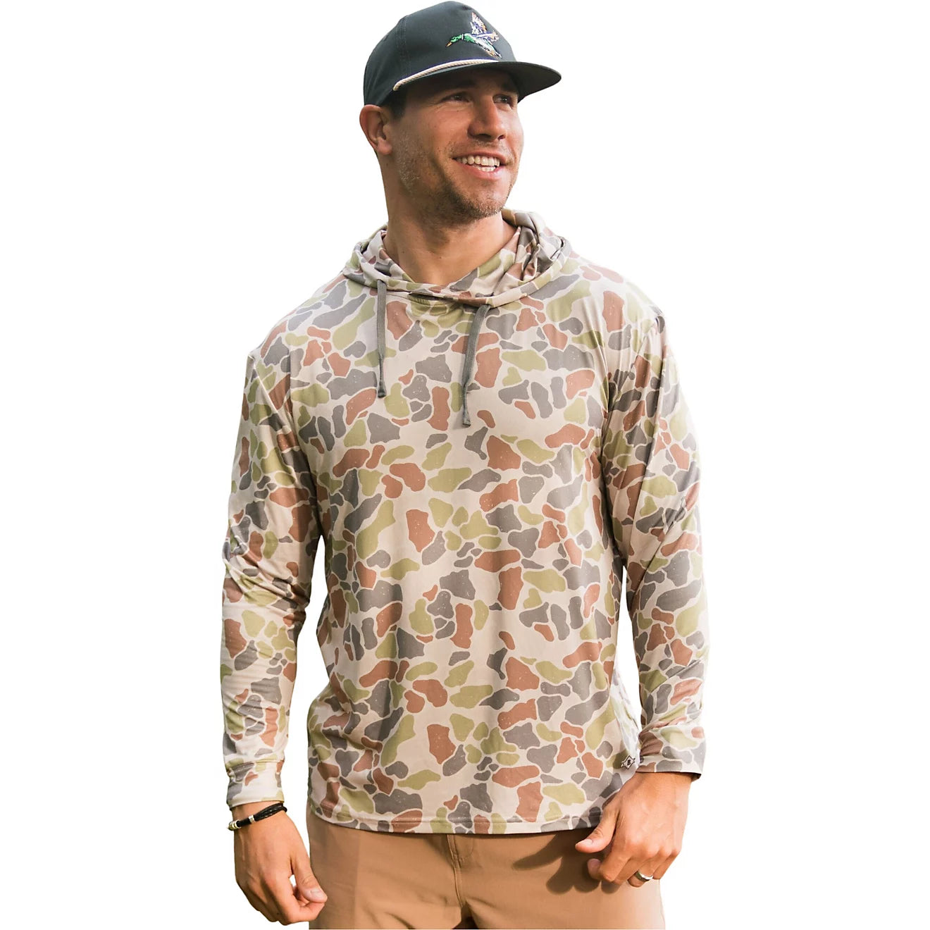 Burlebo Adult Performance Hoodie - Driftwood Camo