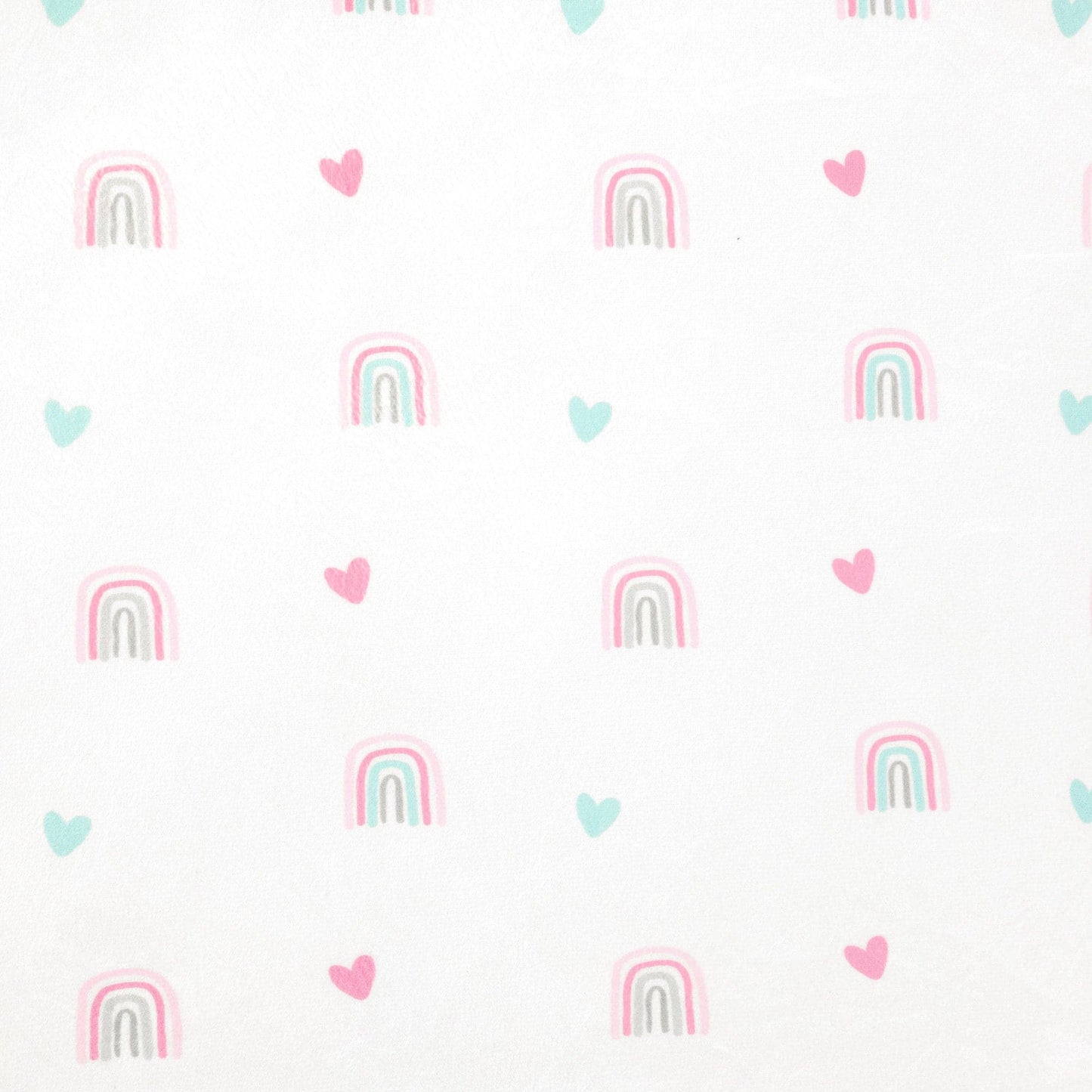 Llama Love Rainbow Soft & Plush Fitted Crib Sheet