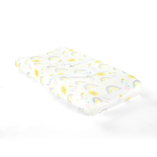 Sunshine Rainbow Soft & Plush Changing Pad Cover