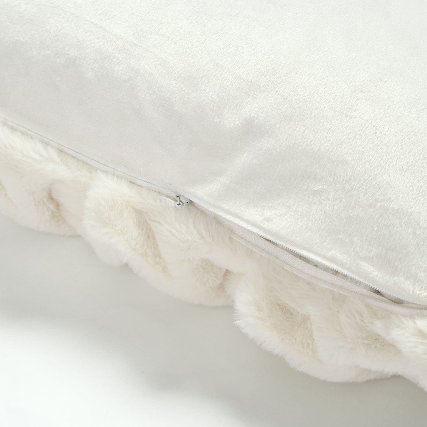 Soft Fur Weave Decorative Pillow Cover