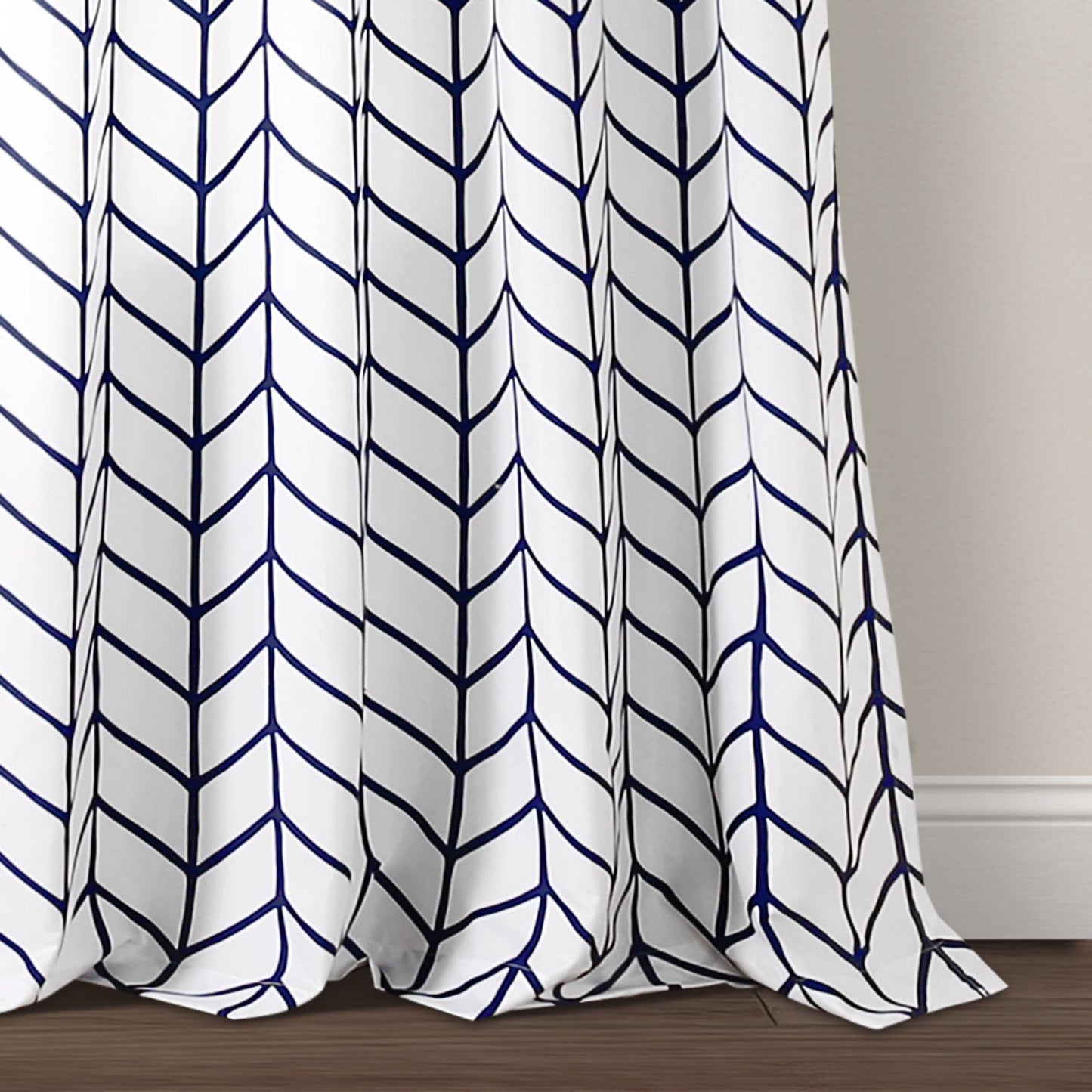 Calia Chevron Geo Window Curtain Panels Set