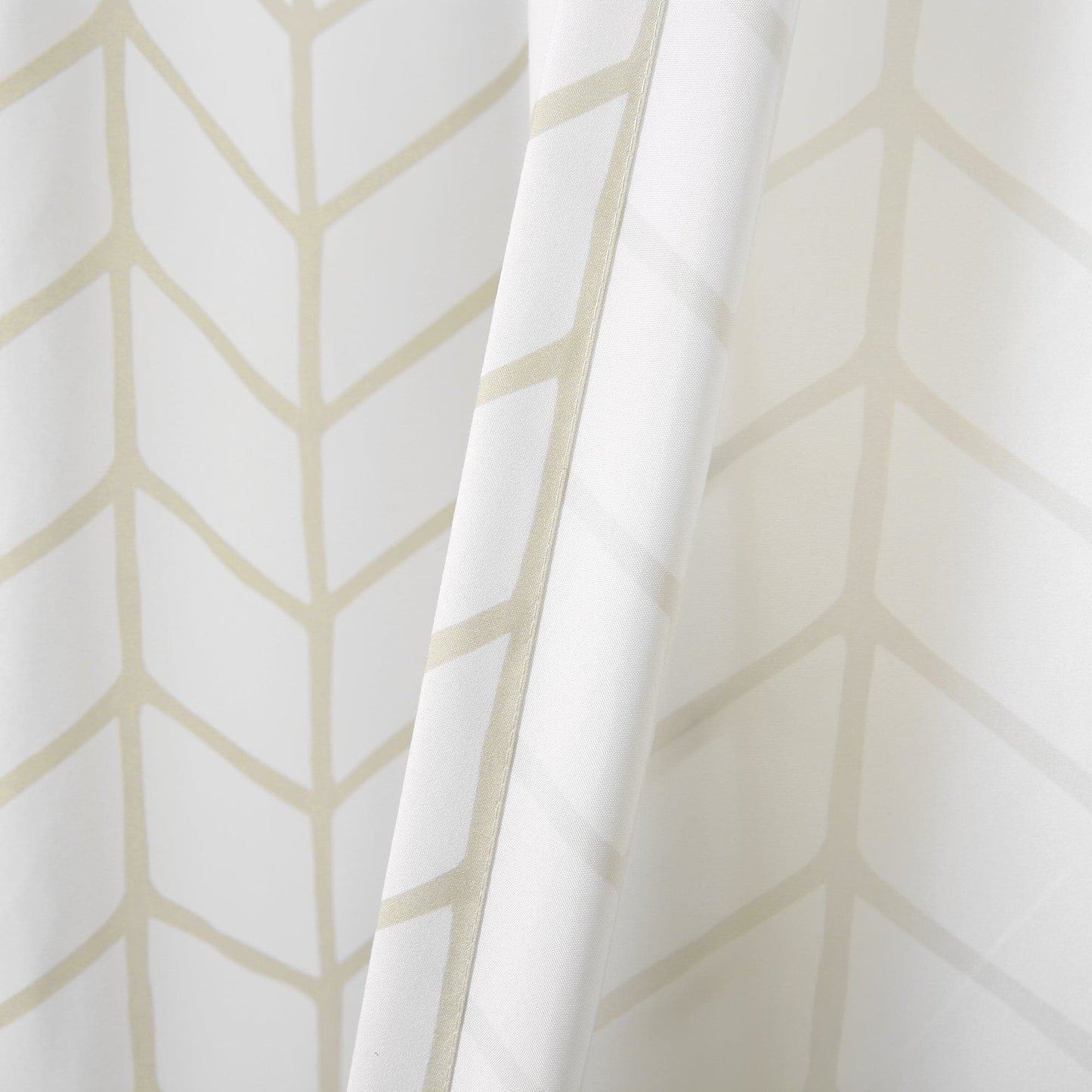 Calia Chevron Geo Window Curtain Panels Set