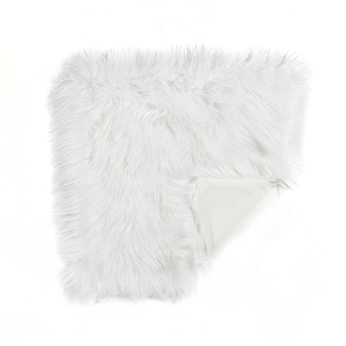 Mongolian Luca Soft Faux Fur Decorative Pillow Cover