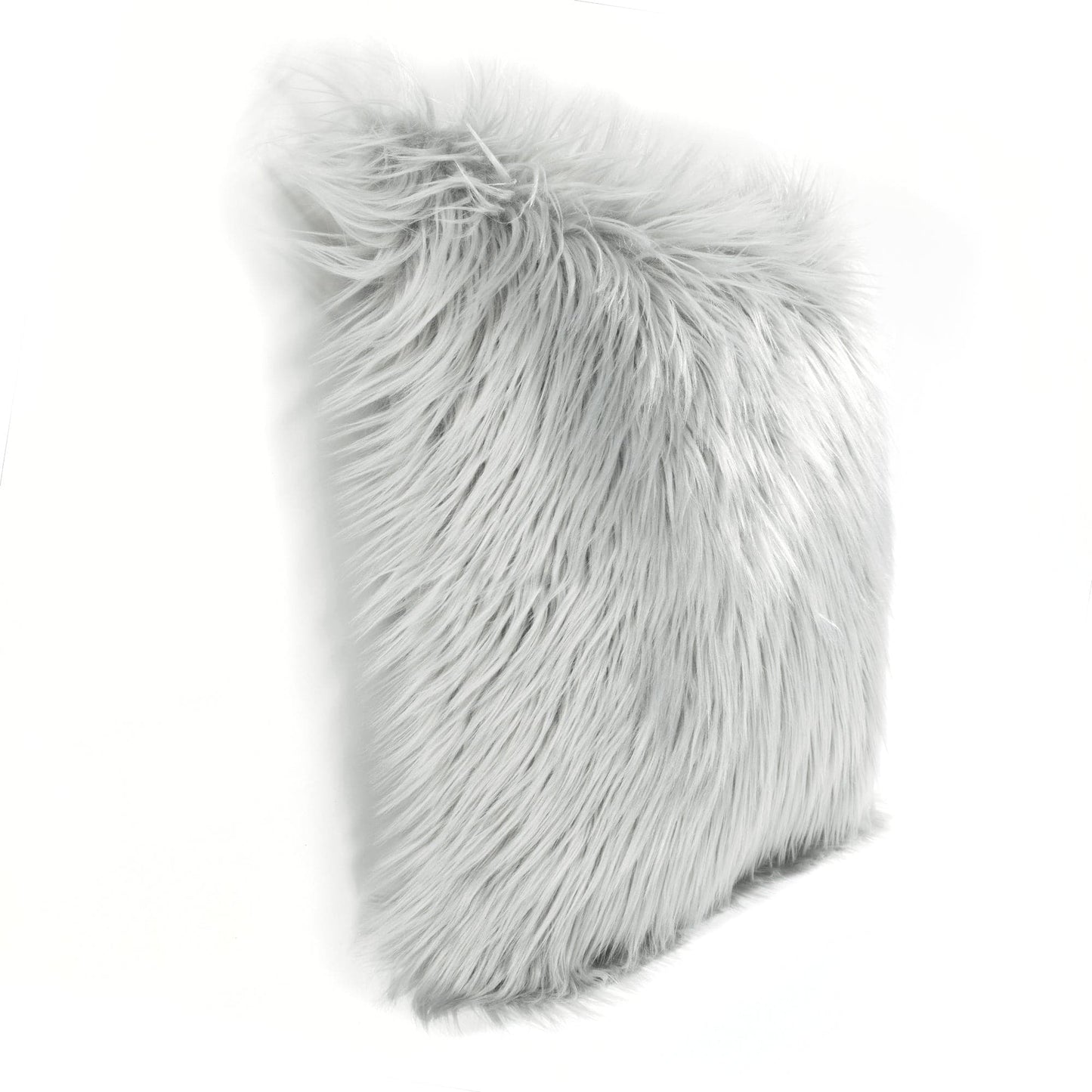 Mongolian Luca Soft Faux Fur Decorative Pillow Cover