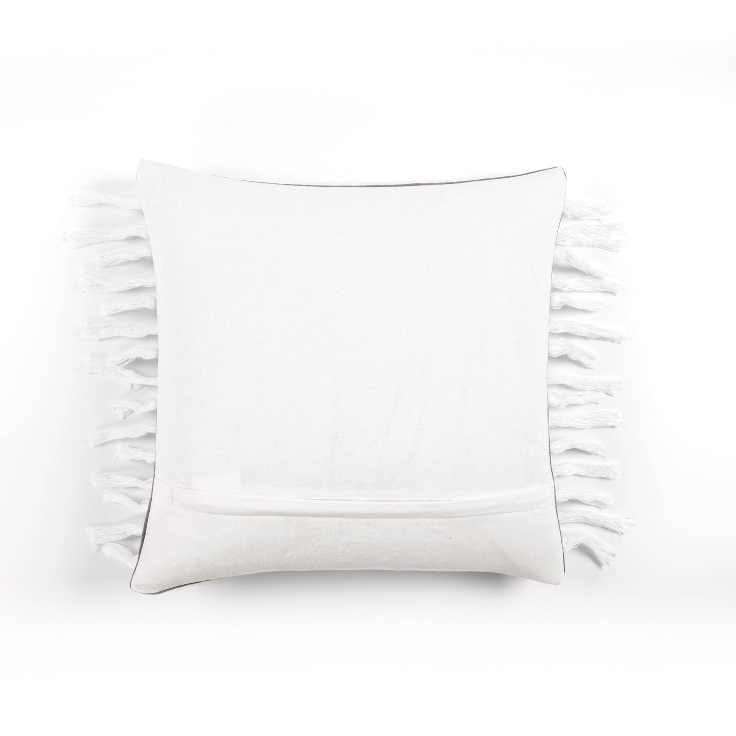 Linear Tassel Decorative Pillow