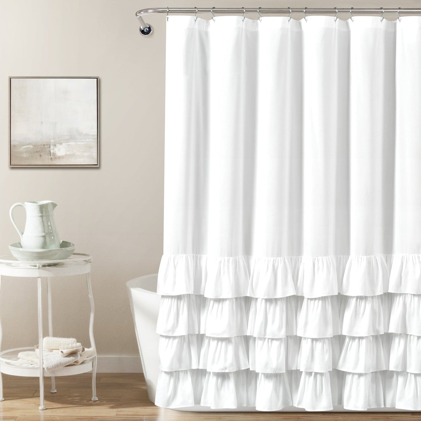 Allison Ruffle Shower Curtain