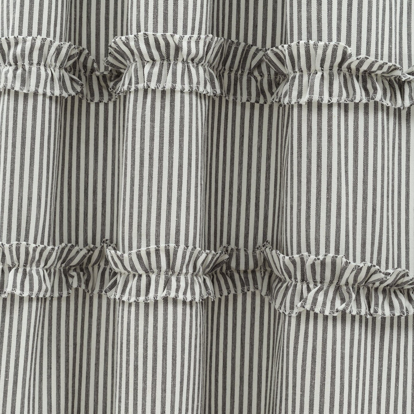 Vintage Stripe Yarn Dyed Window Curtain Panel Set