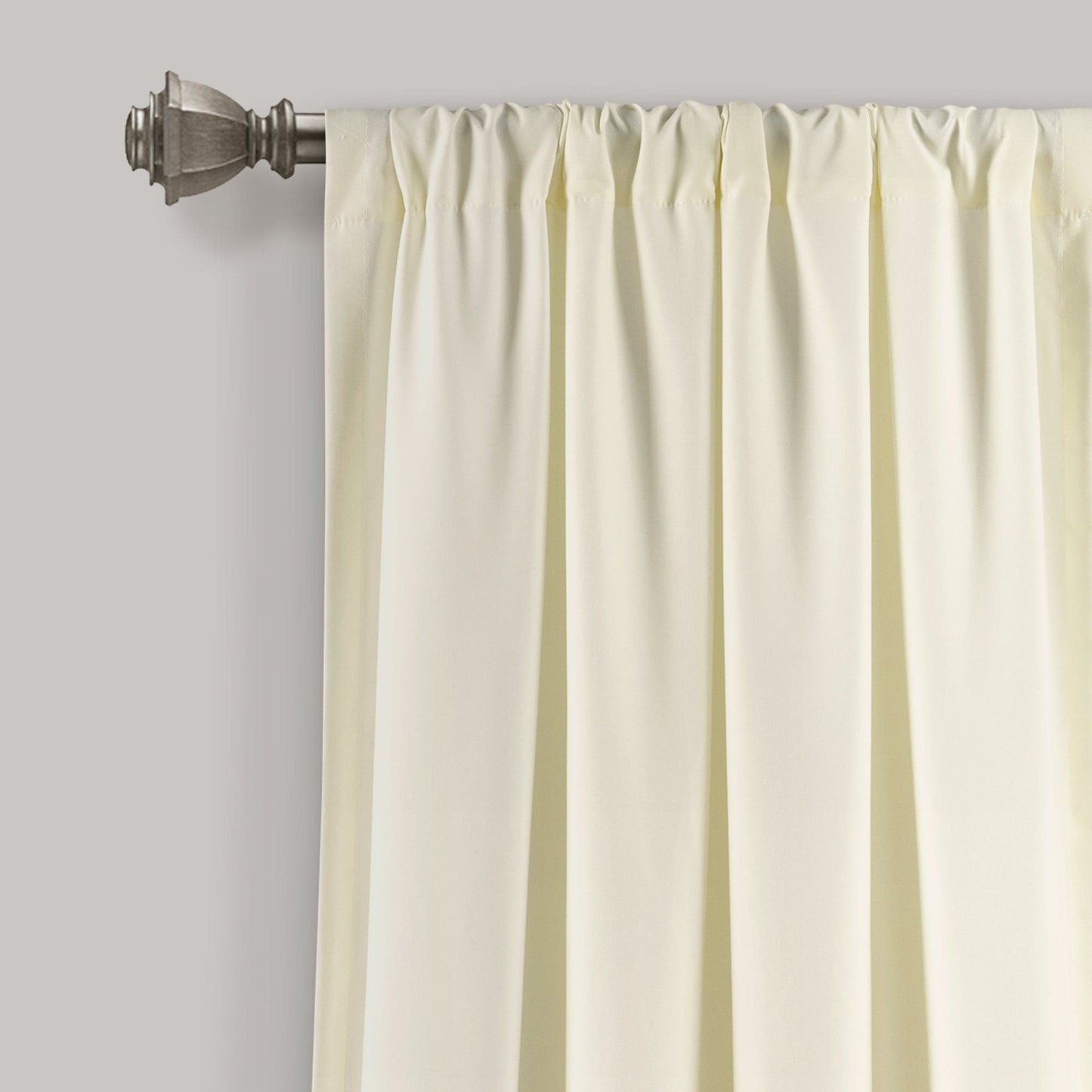 Allison Ruffle Window Curtain Panel Set