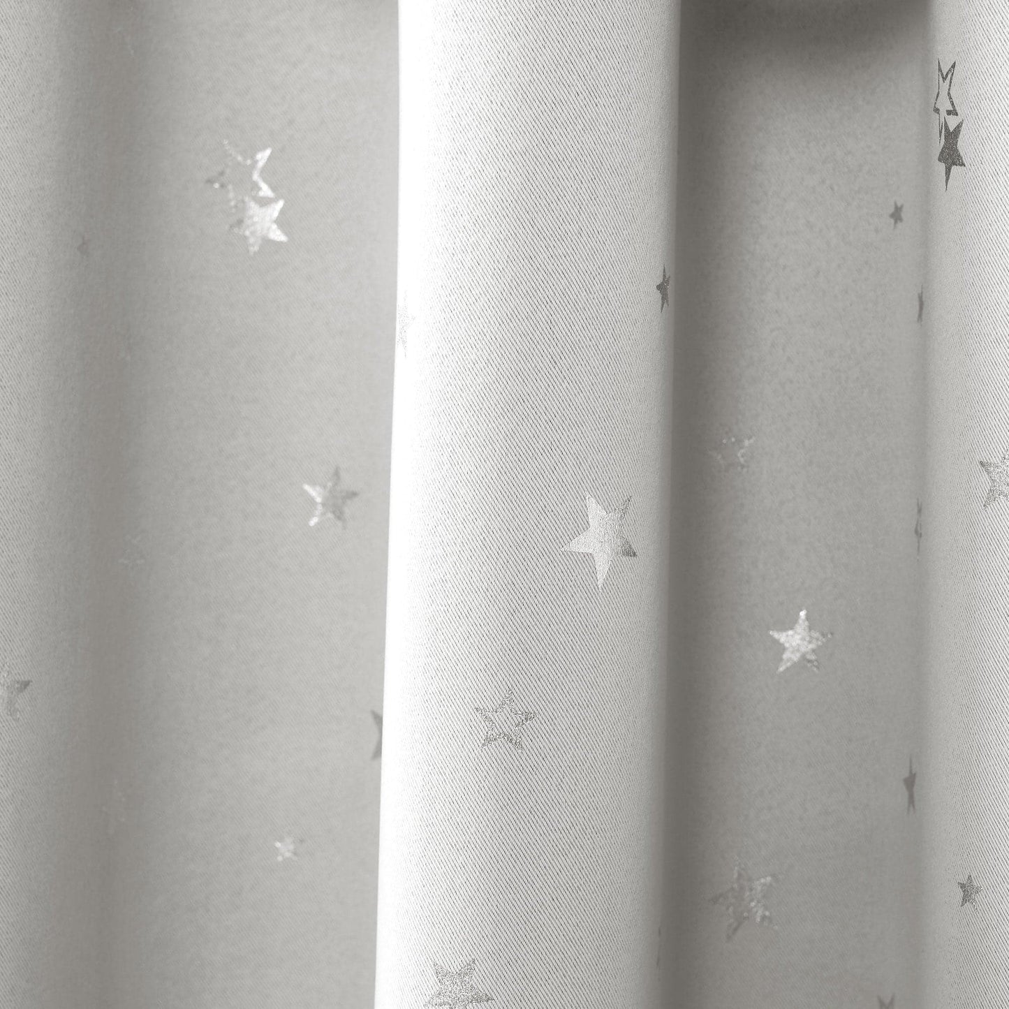 Star Sheer Insulated Grommet Blackout Curtain Panel Set