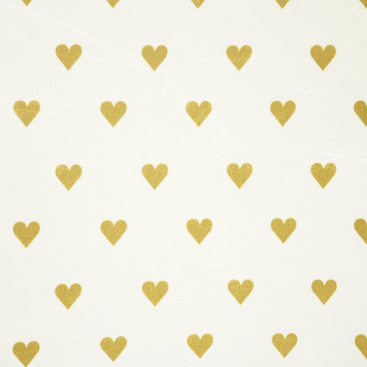 Boho Metallic Hearts All Over Soft & Plush Fitted Crib Sheet