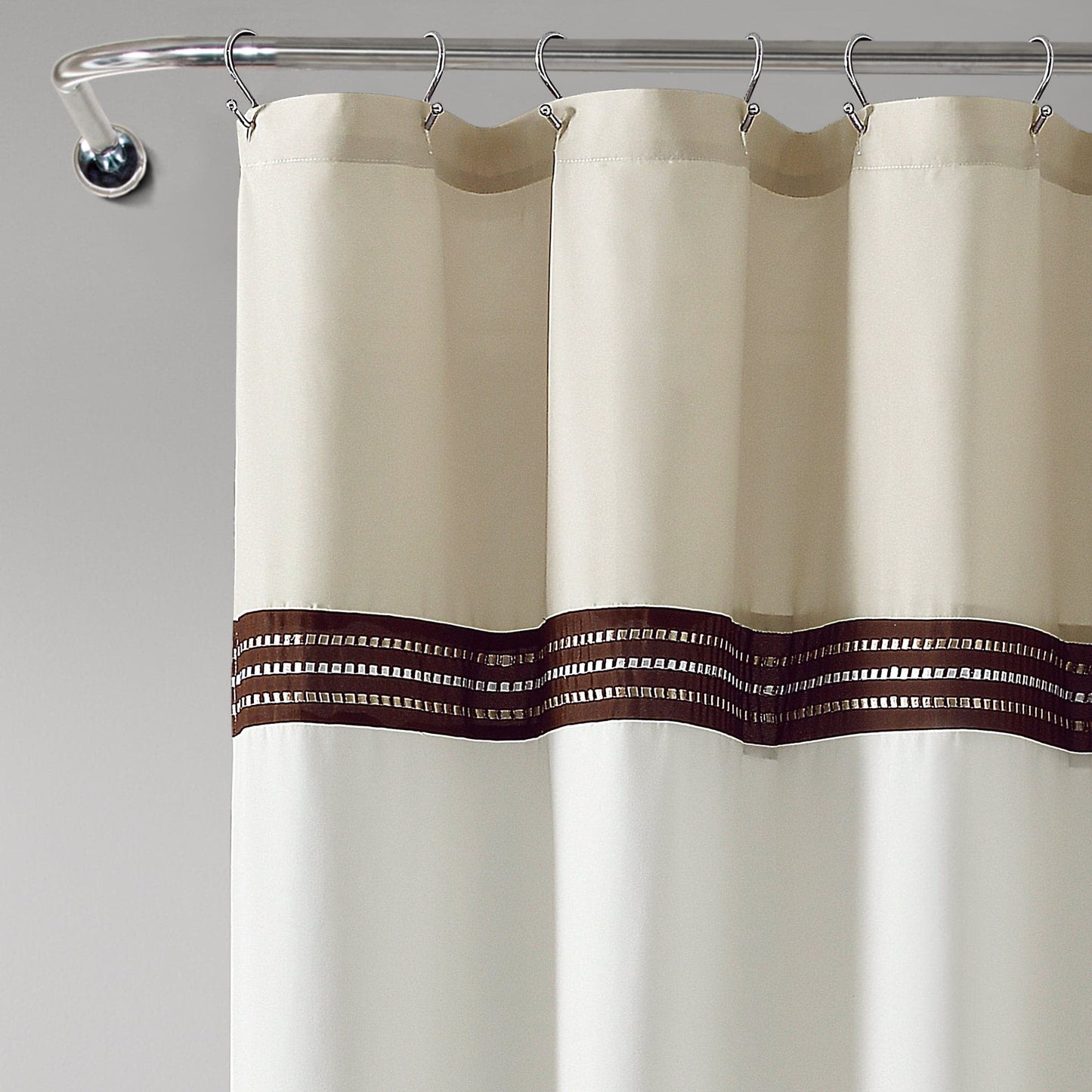 Terra Embroidery Shower Curtain