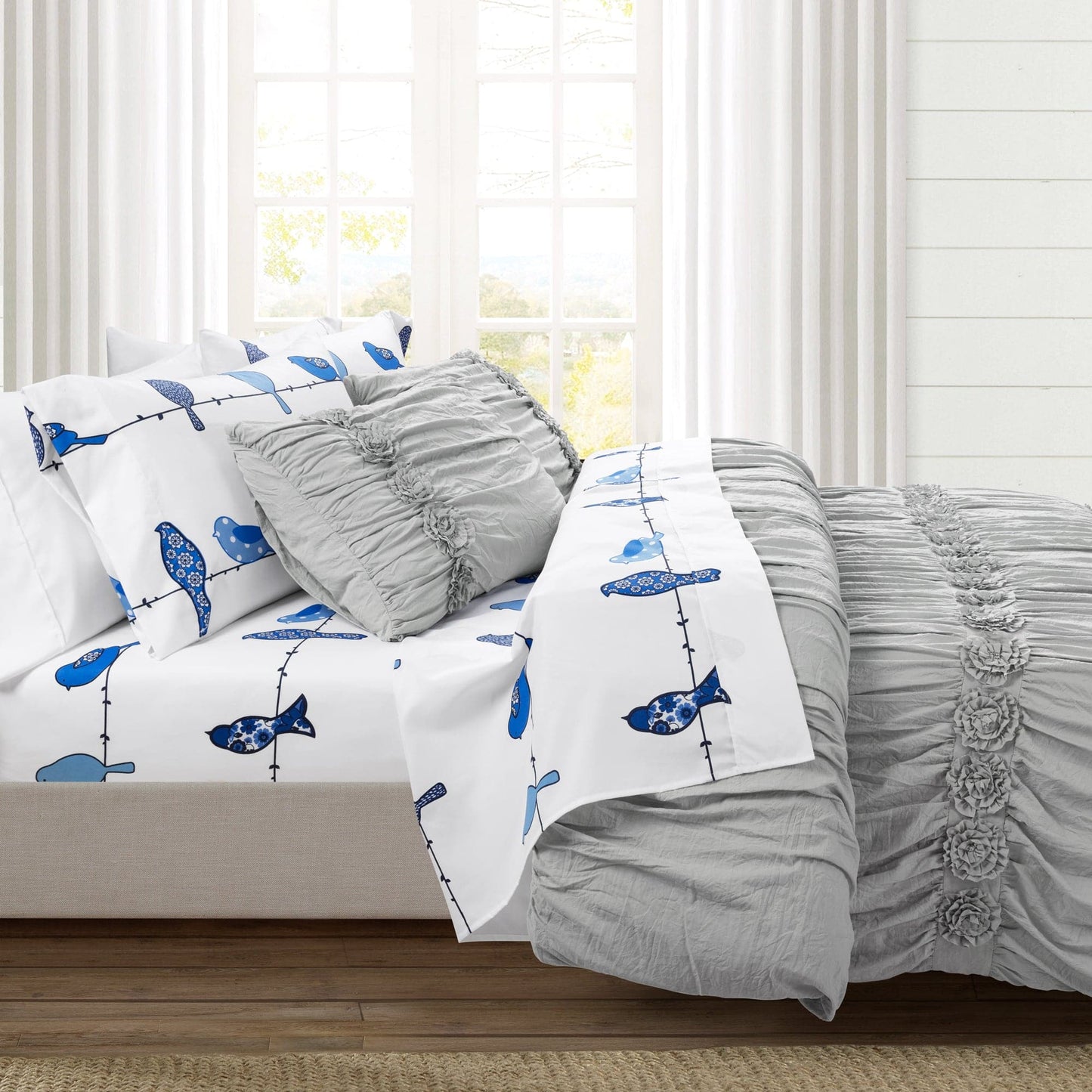 Rowley Birds 6 Piece Soft Sheet Set