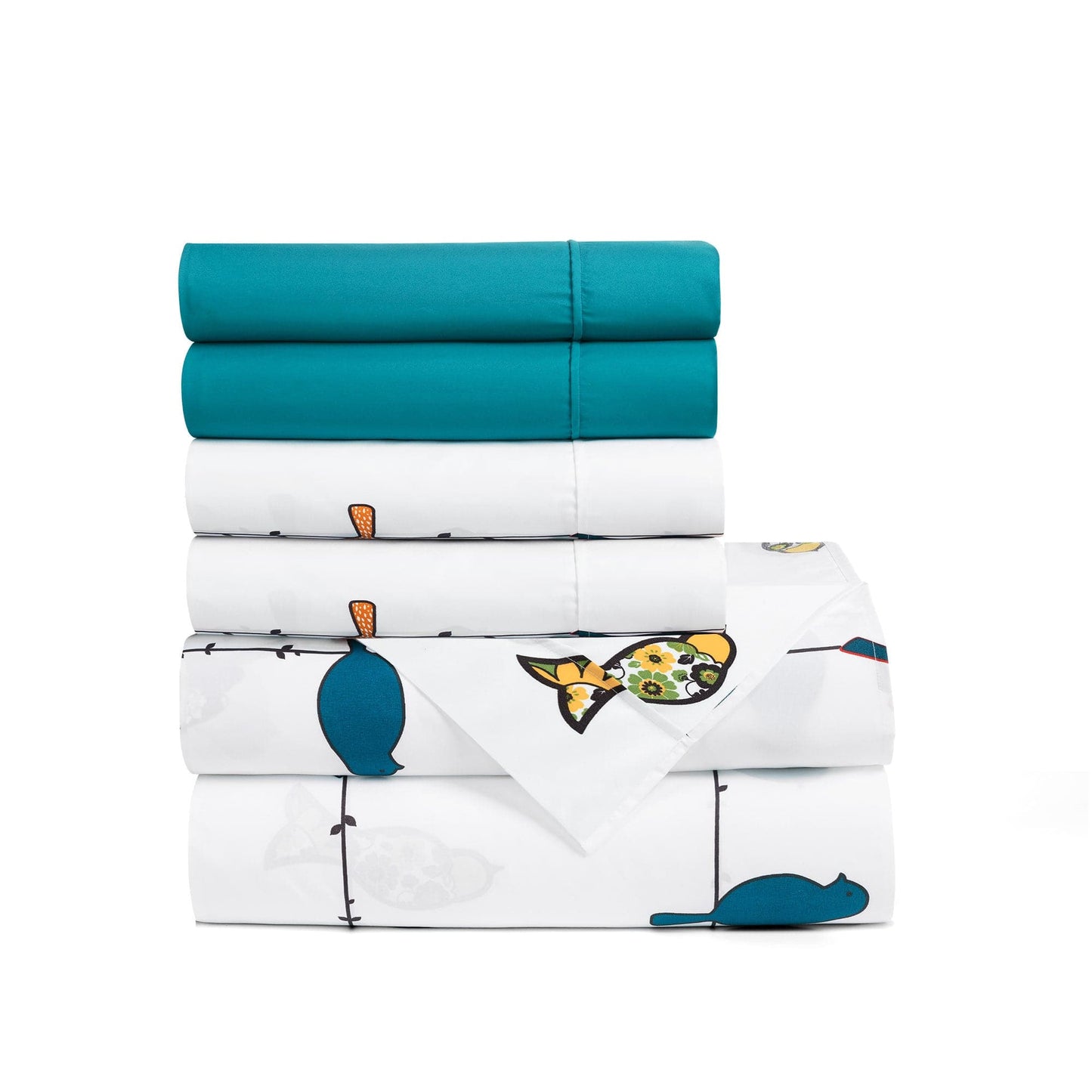 Rowley Birds 6 Piece Soft Sheet Set