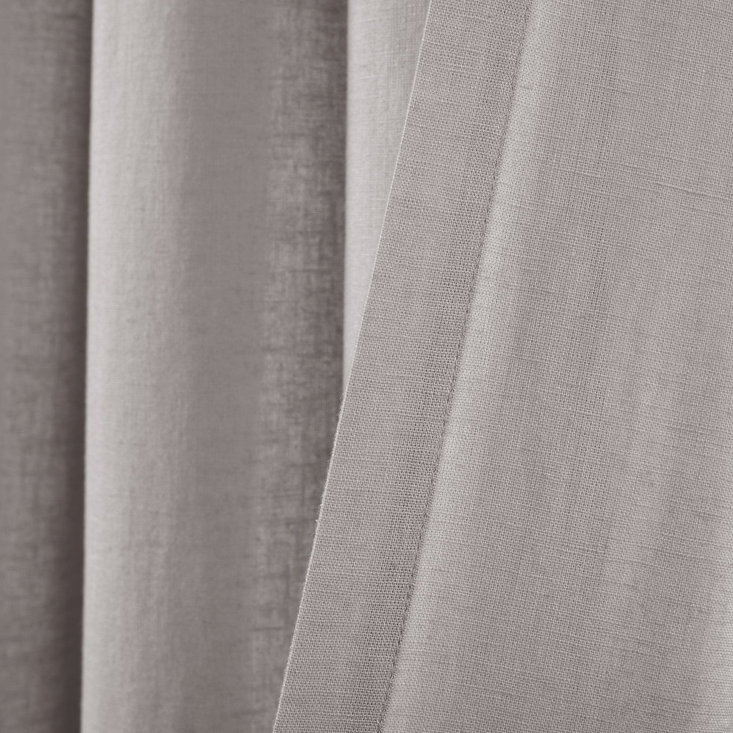 Belgian Flax Prewashed Linen Rich Cotton Blend Window Curtain Panel