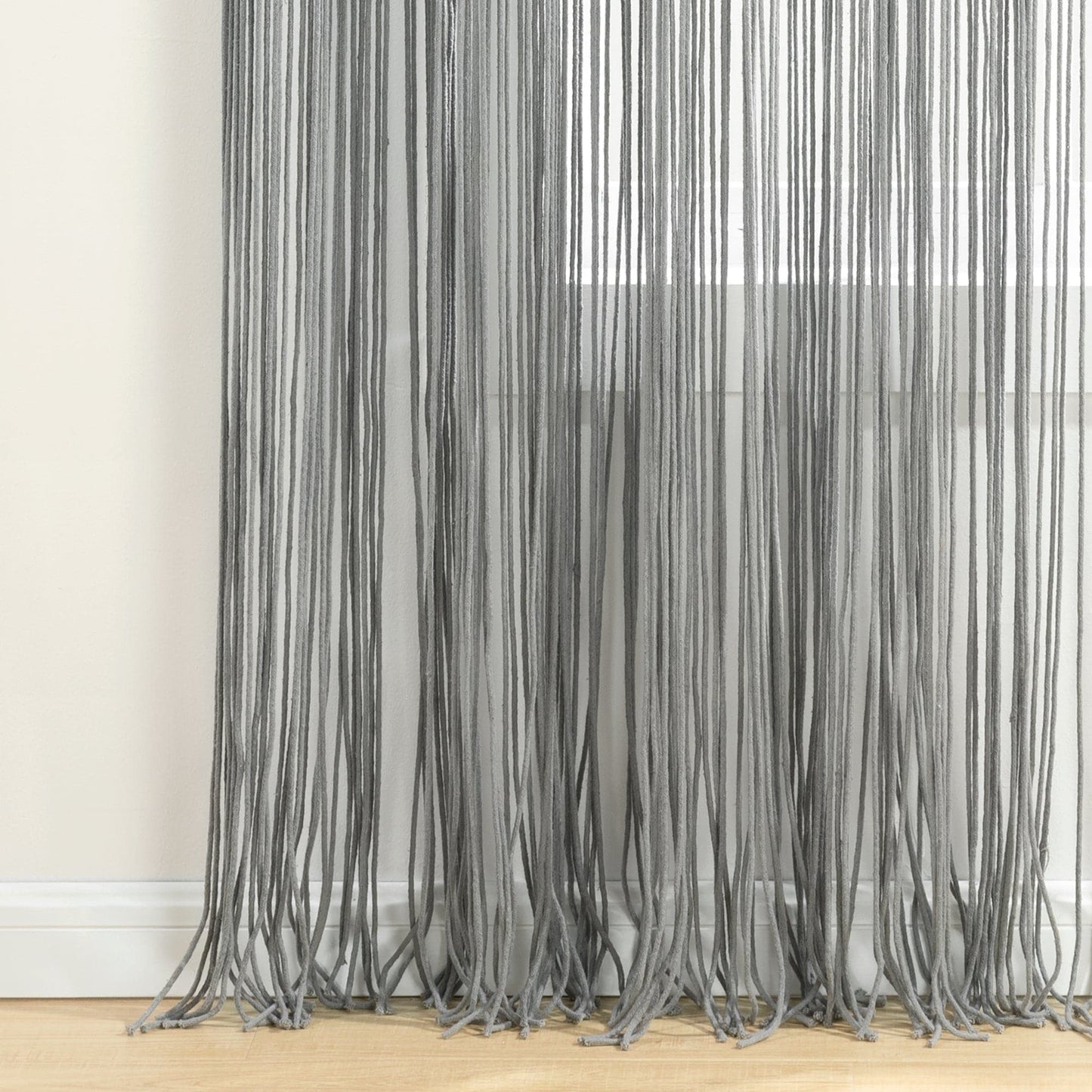 Boho Macrame Leaf Cotton Window Curtain