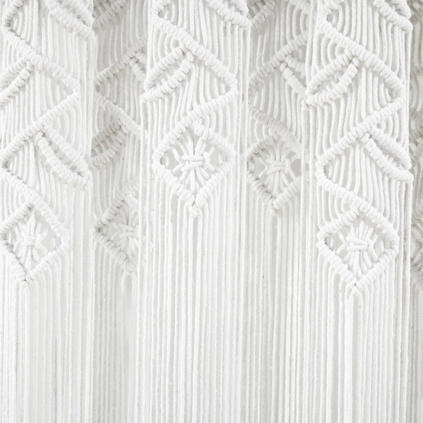 Boho Macrame Leaf Cotton Window Curtain