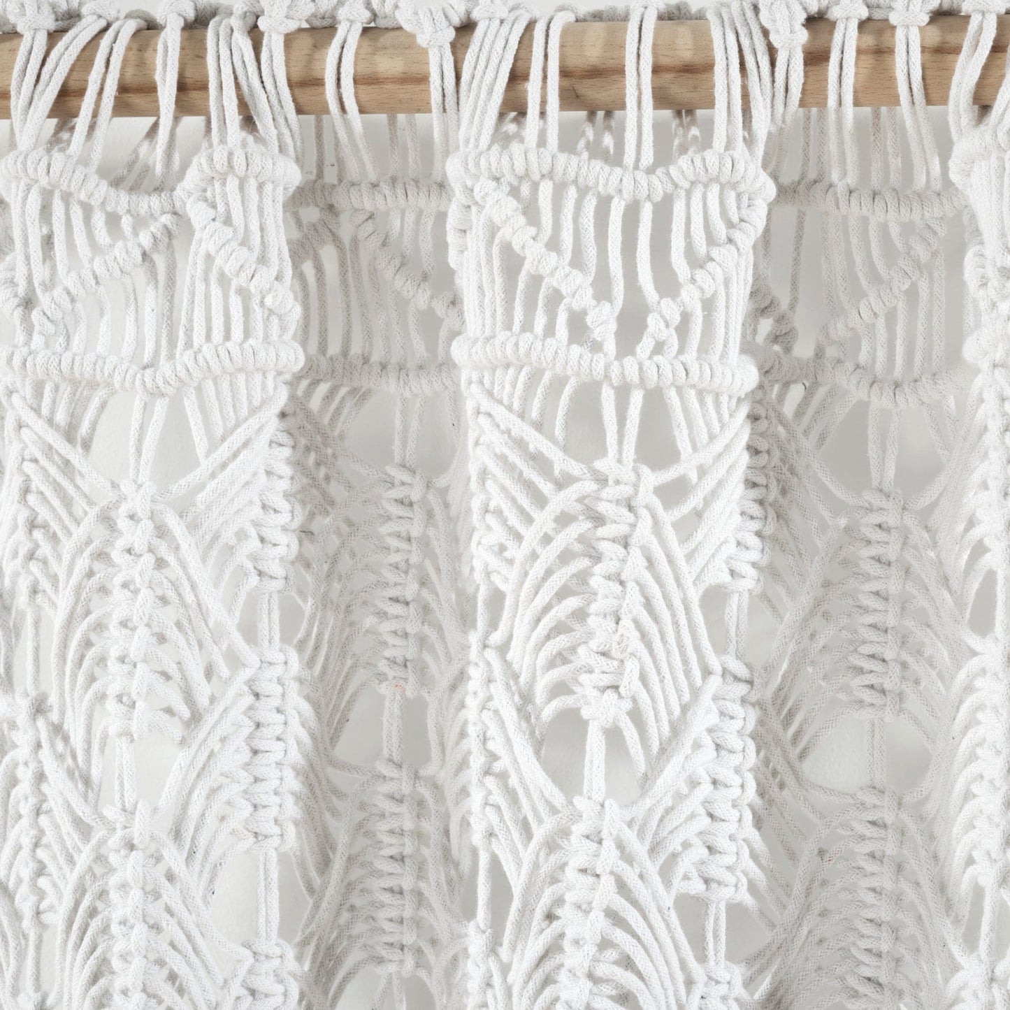 Boho Macrame Tassel Cotton Window Curtain