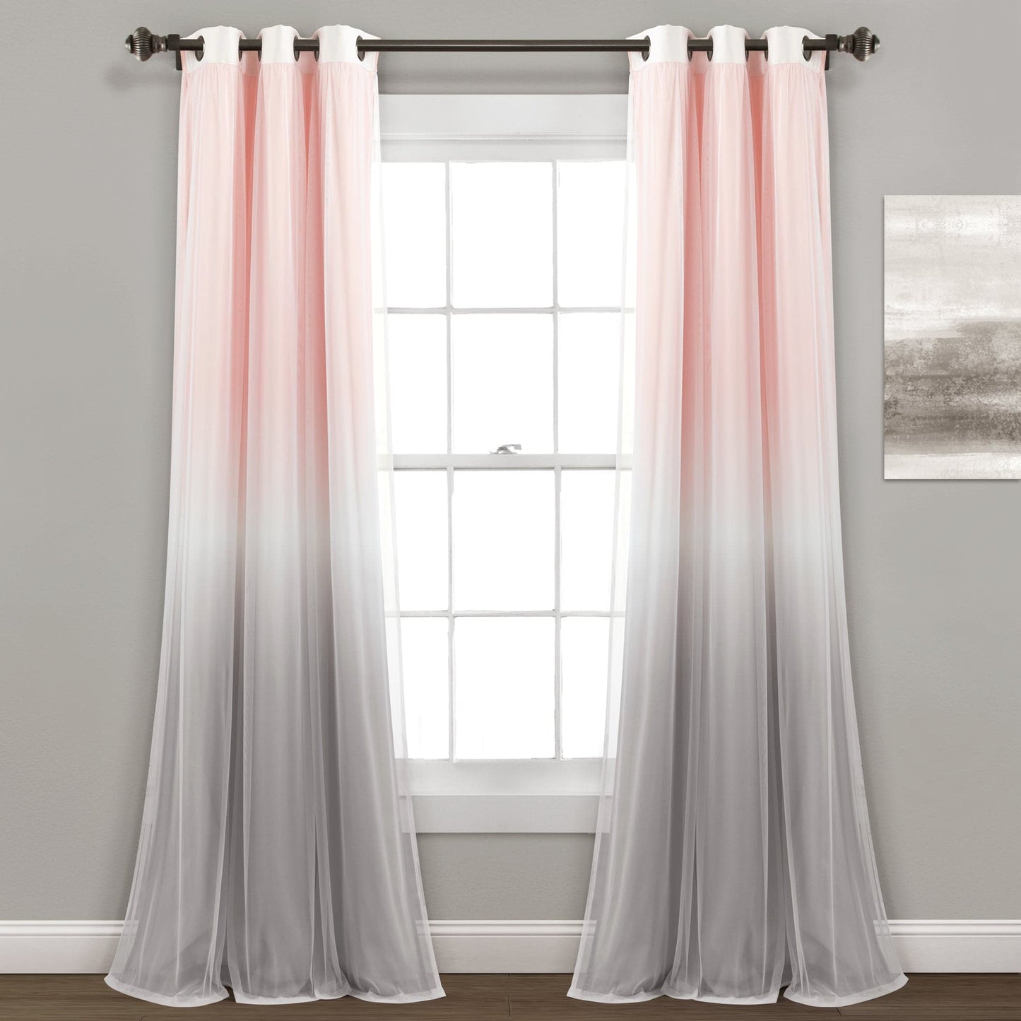 Umbre Fiesta Sheer/Light Filtering Window Curtain Panel