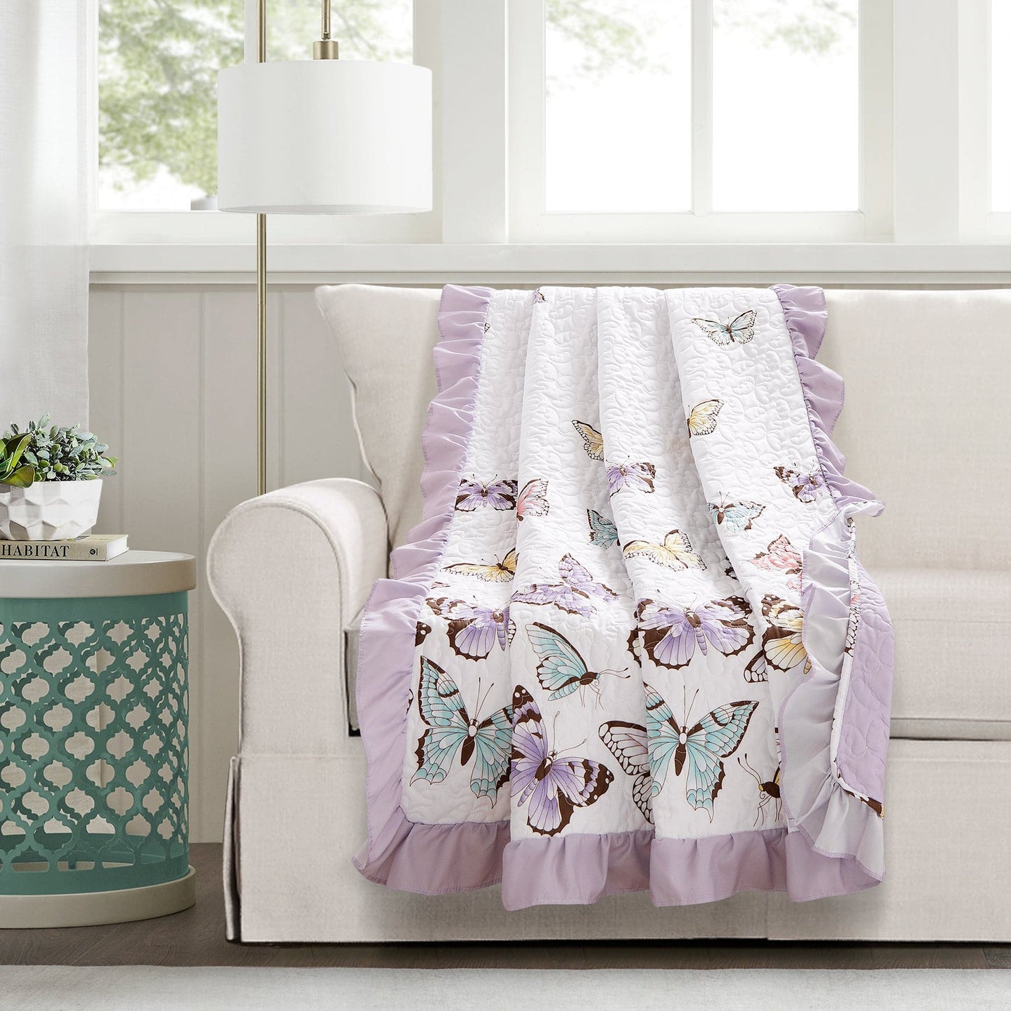 Flutter Butterfly Throw