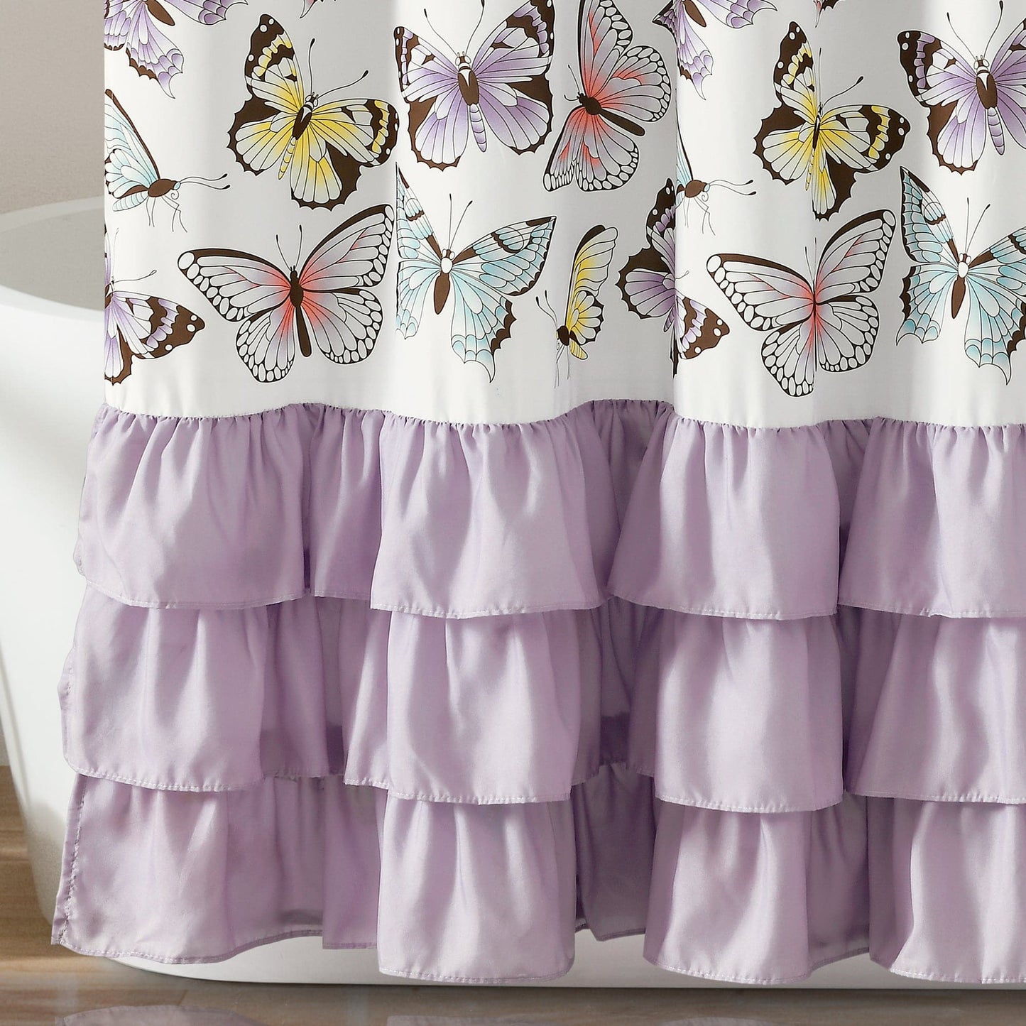 Flutter Butterfly Shower Curtain