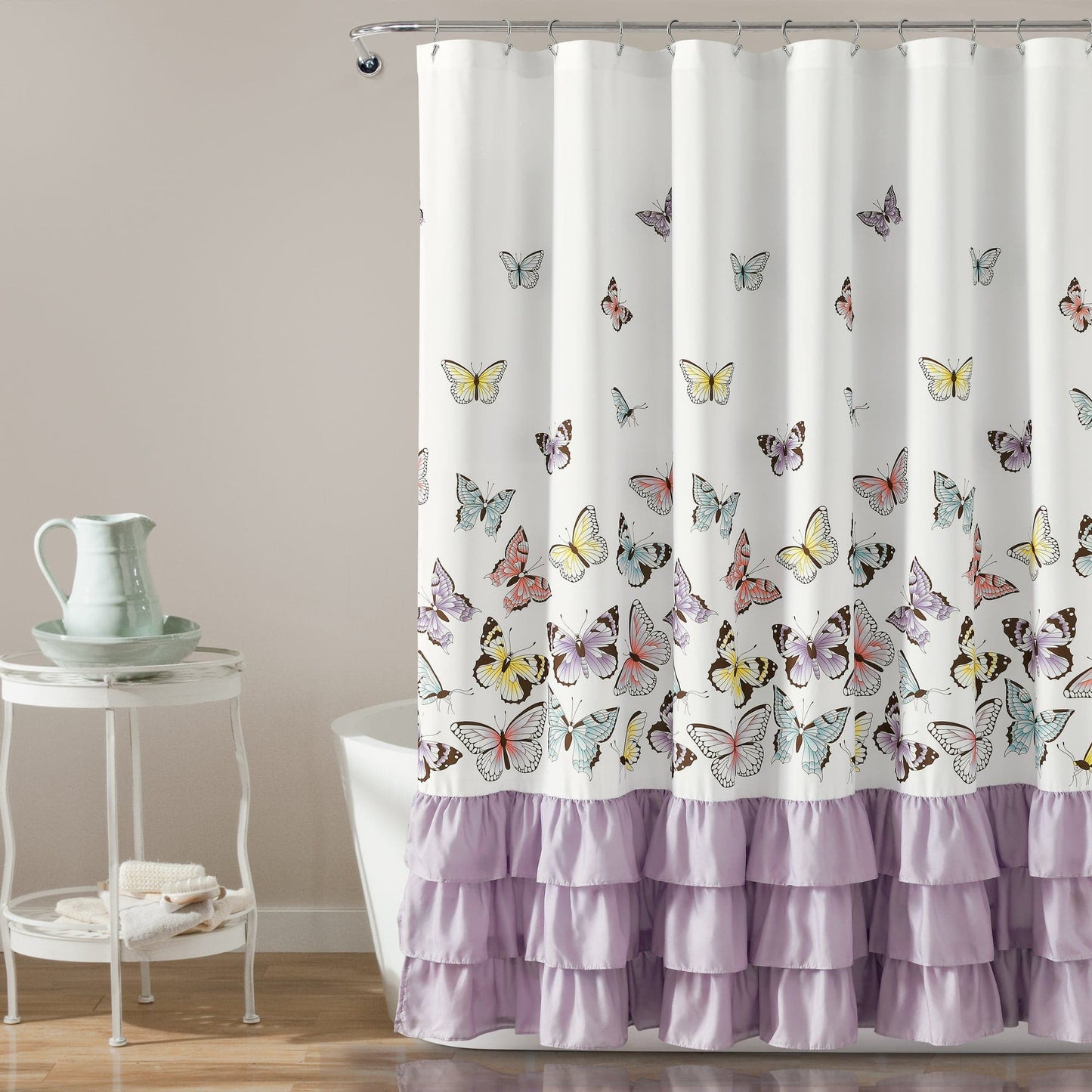 Flutter Butterfly Shower Curtain