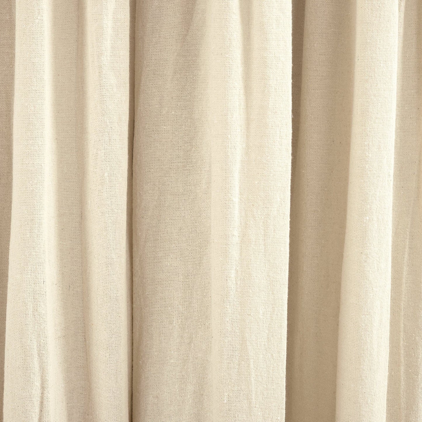 Linen Button Lined 100% Blackout Window Curtain Panel