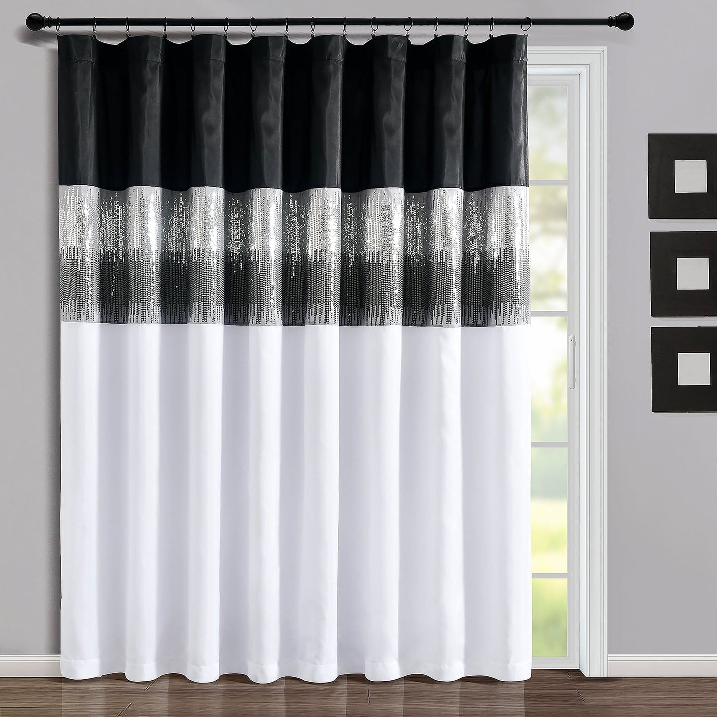 Night Sky Window Curtain Panel