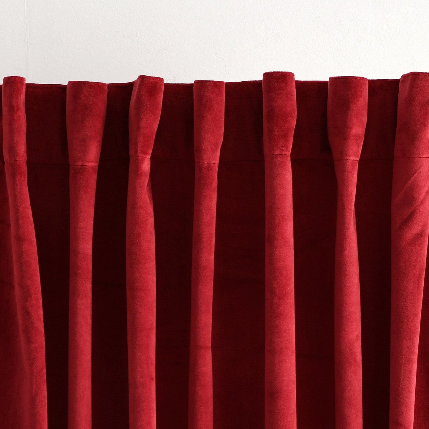 Prima Velvet Solid Back Tab Rod Pocket Light Filtering Window Curtain Panel Set